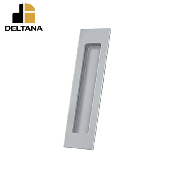 Deltana - Flush Pull - Rectangular - Heavy Duty - 7" x 1-7/8" x 3/8" - Solid Brass - Optional Finish