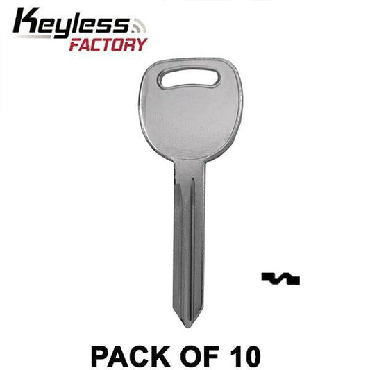 Keyless Factory - 10 x GM B106 / P1115 Test Key Blade (10 PACK) (AFTERMARKET)