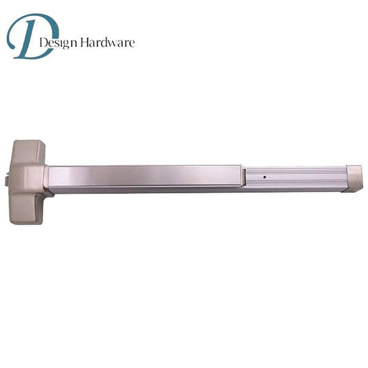 Design Hardware - 1000R - Rim Exit - Heavy Duty - 33-inches - Non-Handed - G1 - Satin Stainless Steel 630/US32D