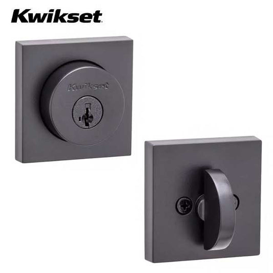 Kwikset - 158MIL - Milan Deadbolt - Single Cylinder - Optional Rose - Optional Finish - SmartKey Technology - Grade 2