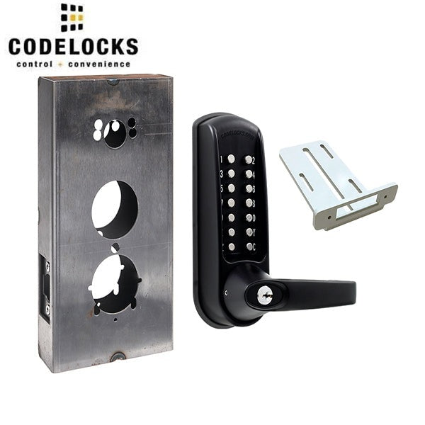 CodeLocks - CL610 Gate Box Kit - Mechanical Lock - Heavy Duty - Tubular Latchbolt Gate Box Kit - Optional Finish - Grade 2