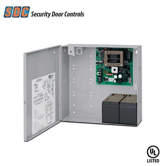 SDC - 632 - Low Voltage Power Supply - 12" Cabinet - 2 Amps - 12/24VDC - Battery Charger - Fire Rated