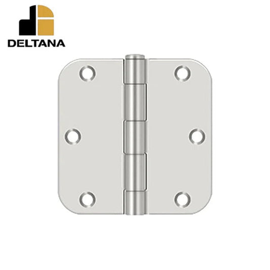 Deltana - 3-1/2" x 3-1/2" x 5/8" Radius Hinge - Steel