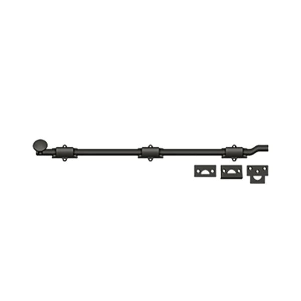 Deltana - 24" Surface Bolt w/ Offet - Heavy Duty