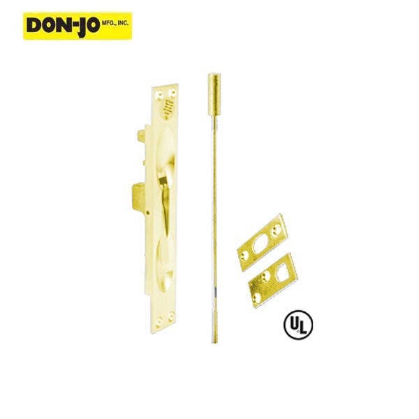 Don-Jo - 1555 - Flush Bolt - 6-3/4" Length - 1" Width - Optional Finish