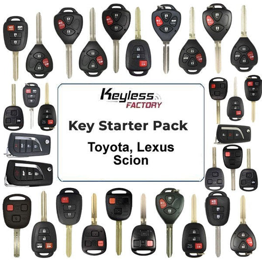 Remote Keys STARTER Pack / TOYOTA - LEXUS - SCION / Flip Keys, Remote Head Keys (AFTERMARKET)