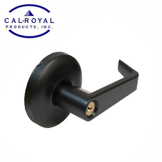 Cal-Royal - STR05L - Clutch Cylindrical Lever - Exit Device Trim - Storeroom - Schlage "C" Keyway - Optional Finish - Grade 1