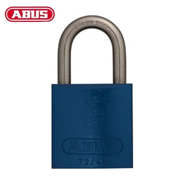 Abus - 08302 - Padlock Aluminum 72/40 - 1" Shackle - Optional Keying - Optional Finish