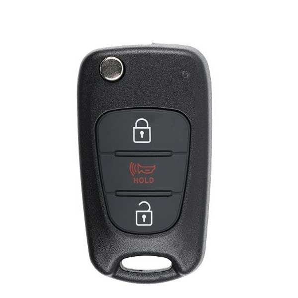 2010-2013 Kia Soul / 3-Button Flip Key / PN: 95430-2K340 / NY0SEKSAM11ATX (AFTERMARKET)