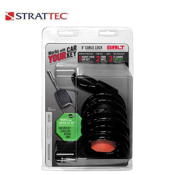 Strattec - 7023719 - Cable Lock - For GM Center Cut - 6ft