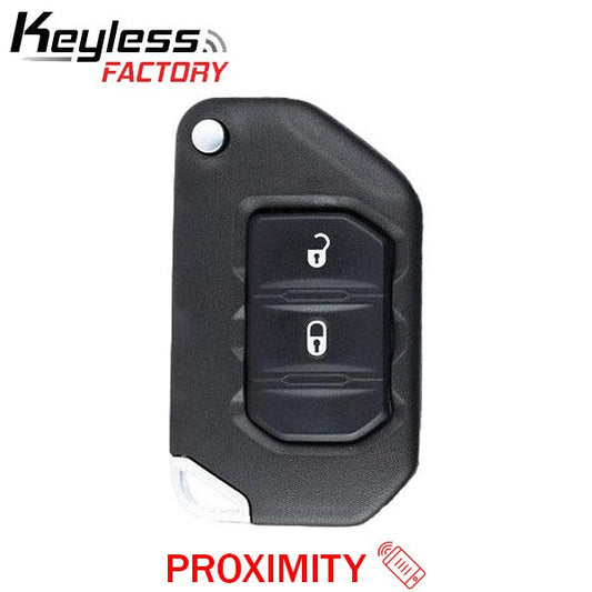 2021-2024 Jeep Wrangler Gladiator / 2-Button Smart Flip Key Remote / PN: 68416786AB / OHT1130261 (RF-WRNG-2)