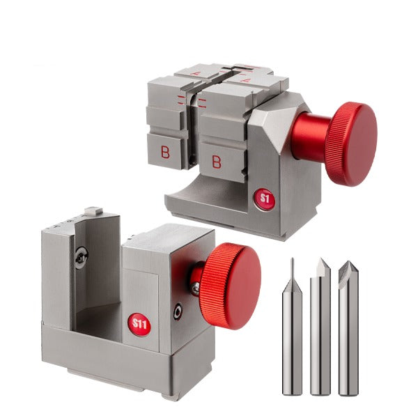 Lock Labs - Expansion Plus - S1 Jaw [TRJ1] + Medeco Cutter/Decoder [TRCD8] + Mortise Cylinder Engraving Jaw and Cutter [TRJC11]