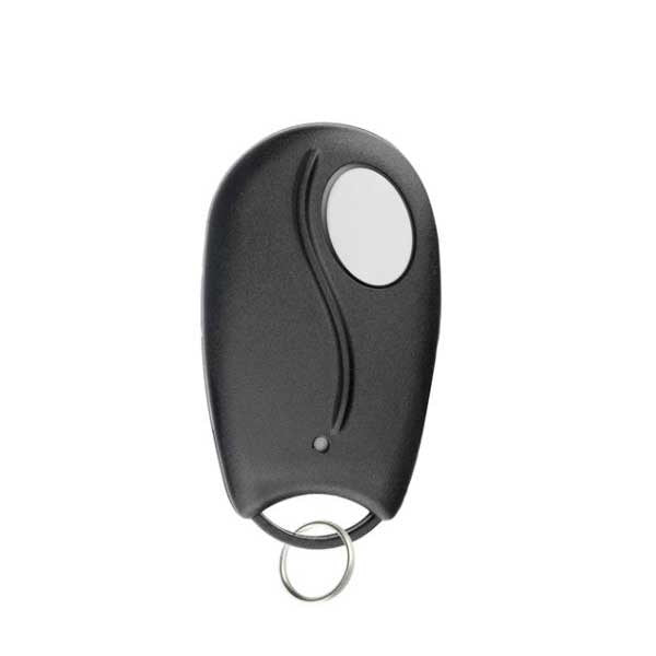 KeylessFactory - Garage Door Keychain Remote - 1-Button - Replacement - 318 MHz - 125 KHz- 3V