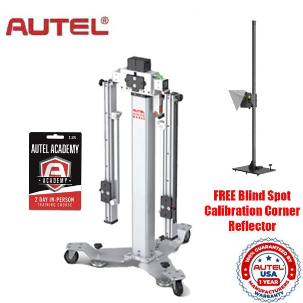 Autel - ADAS Bundle - MA60020T LDW 2.0 Mobile Calibration Package + ATA2DAY 2 Day ADAS Training Ticket & FREE RADAR Corner Reflector Target and Stand