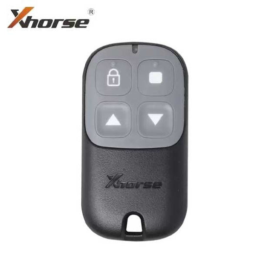 Xhorse - 4-Button Garage Door Remote Blank - Black Finish (XHS-XKXH03EN)