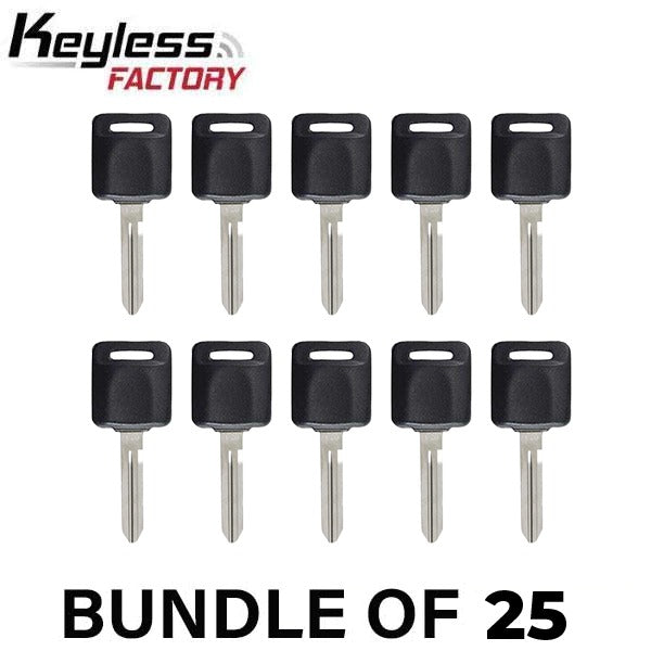 25 x NI01 / NI02 / NI04 Nissan Transponder Key SHELL (No Chip) (AFTERMARKET) (BUNDLE OF 25)