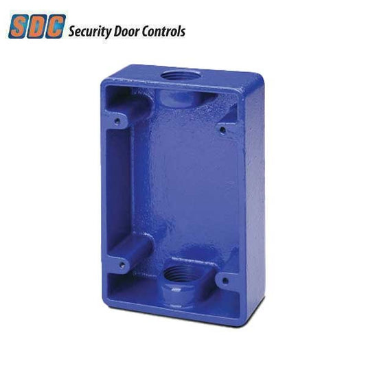 SDC - 491-BB - Blue Surface Mount Box - For 491 Series Break Glass Emergency Exit - Blue