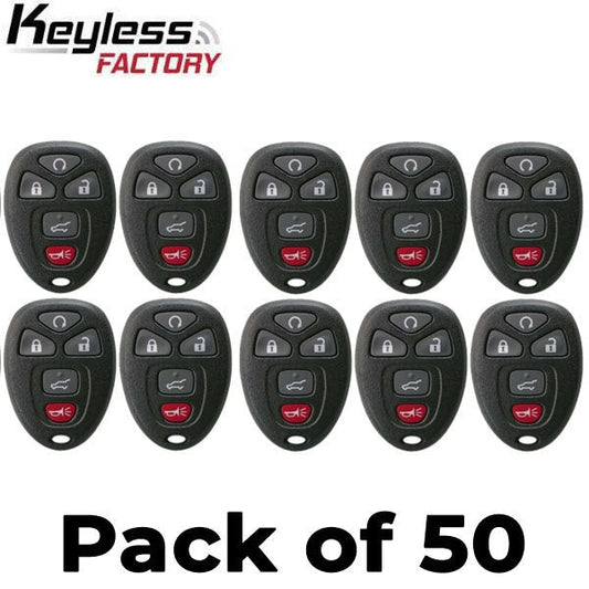50 x 2007-2017 GM / 5-Button Keyless Entry Remote / PN: 20869057 / OUC60270 OUC60221 (AFTERMARKET) (Bundle of 50)