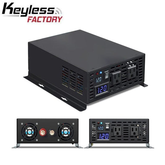 RBP - 12VDC - 1500 Watt Pure Sine Wave Inverter - DC to AC - No USB Ports - w/ Remote Control