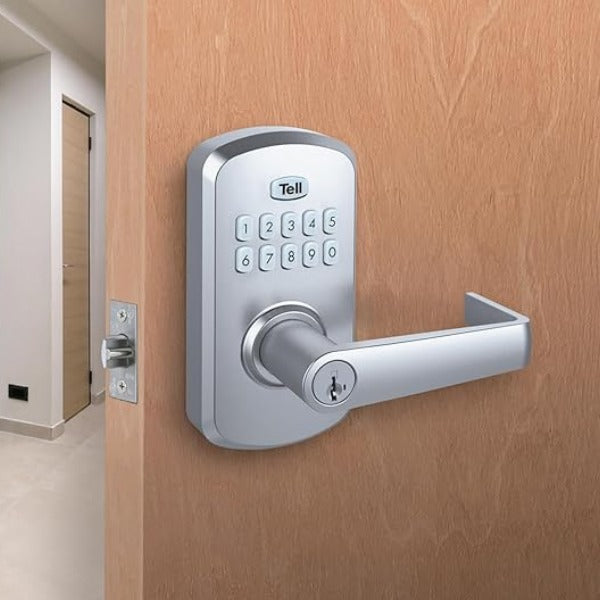 TELL - LE2000 - Electronic Keypad - Smart Key Security - SC1 - 26D - Satin Chrome