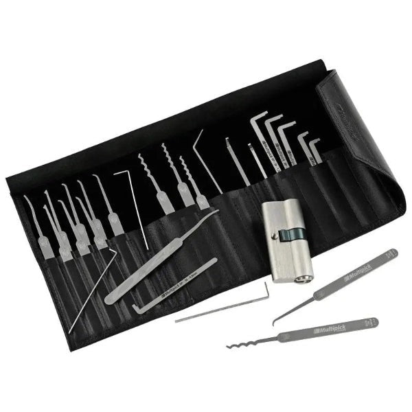 Multipick - ELITE Medium Lock Pick Set 27-pcs. 0.4 + 0.6 mm - MP3PNS19