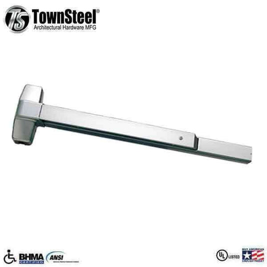 TownSteel - ED5500 - Panic Exit Device Push Bar - 36" - Satin Stainless - Grade 1