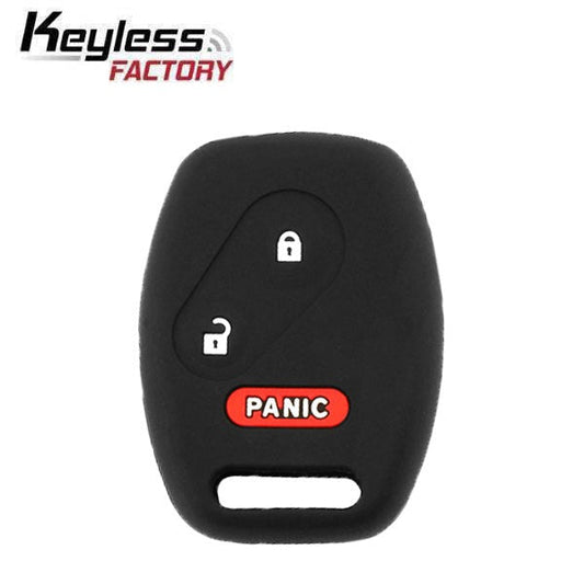 2005-2014 Honda / 3-Button Remote Head Key Silicone Cover / HO01 / CWTWB1U545, OUCG8D-380H-A (AFTERMARKET)