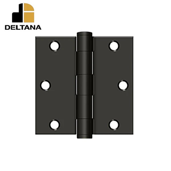 Deltana - 3-1/2" x 3-1/2" Square Hinge - Heavy Duty - Optional Finish