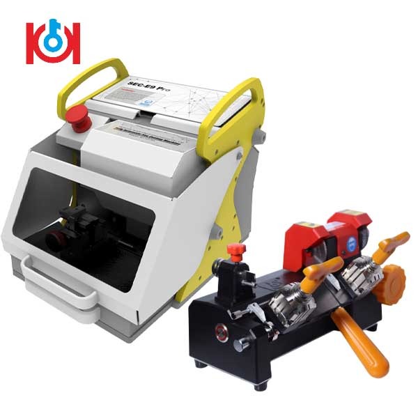 KUKAI - SEC-E9 PRO Automatic Key Cutting Machine (Generation V) & SEC-M10 Manual Key Duplicator (Bundle of 2)