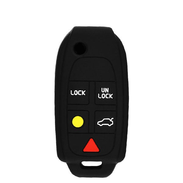 2003-2014 Volvo / 5-Button Remote Keyless Entry Key Silicone Cover / LQNP2T-APU (AFTERMARKET)