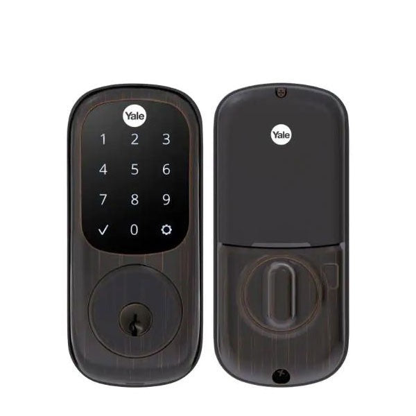 Yale - YRD226 - Assure Touchscreen Deadbolt - Single Cylinder - Keyed Different - Oil Rubbed Bronze - Fire Rated - Grade 2
