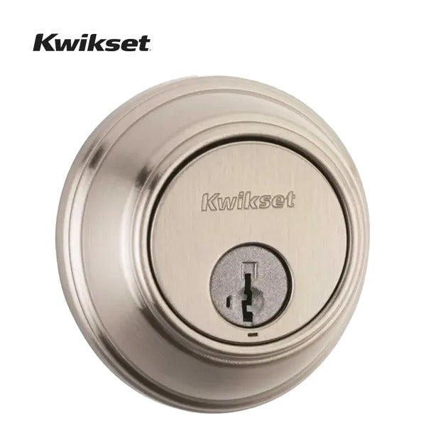 Kwikset - 817 - Key Control Deadbolt - Round Exterior - Pick Resistant - Single Cylinder - Microban Protection