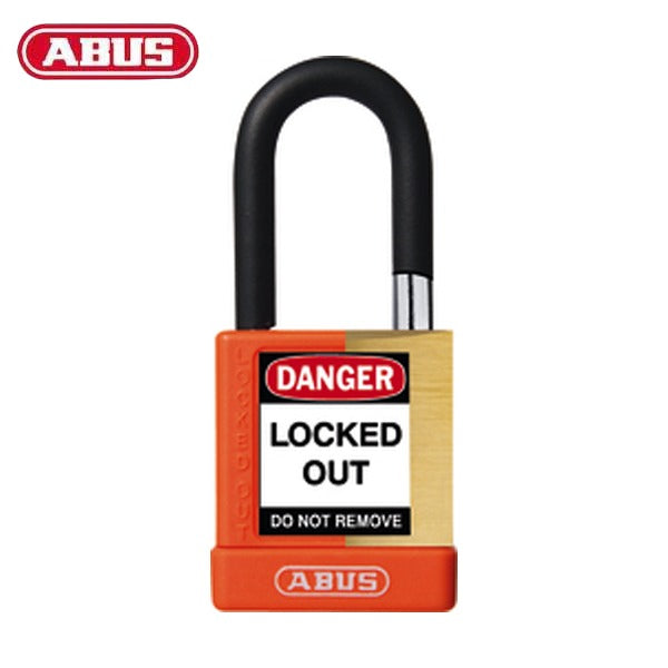 Abus - 20139 - Plastic-Covered Aluminum Core Padlock 74M/40 - 1-1/2" Shackle - Optional Keying - Optional Finish - 3 Pack