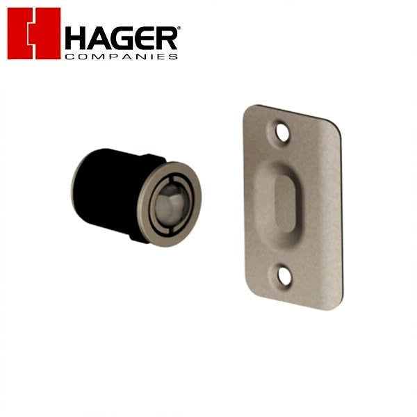 Hager - 1447 - Drive in ball catch with strike - Optional Finish