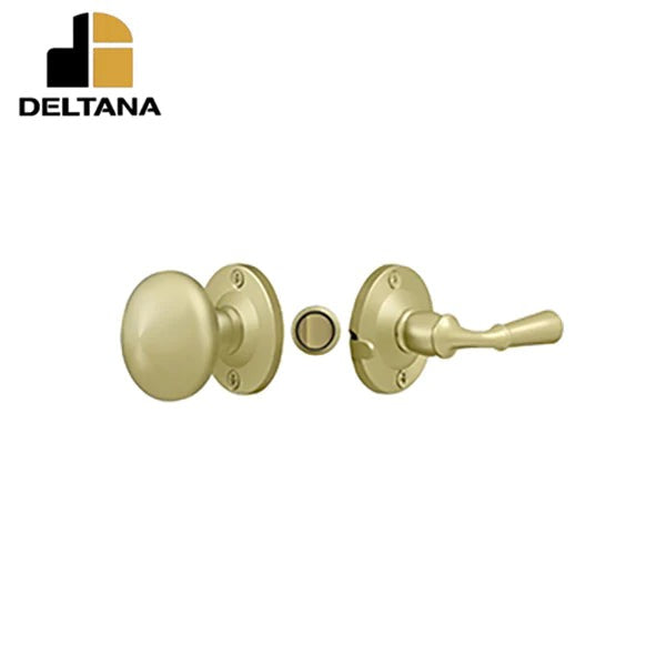 Deltana - Storm Door Latch - Round - Tubular Lock - 1-3/4" Backset - 7/8" - 1-3/8" Door Thickness - Reversible - Optional Finish