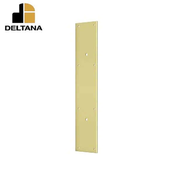 Deltana - Push Plate 20" for 10" Door Pull - Optional Finish