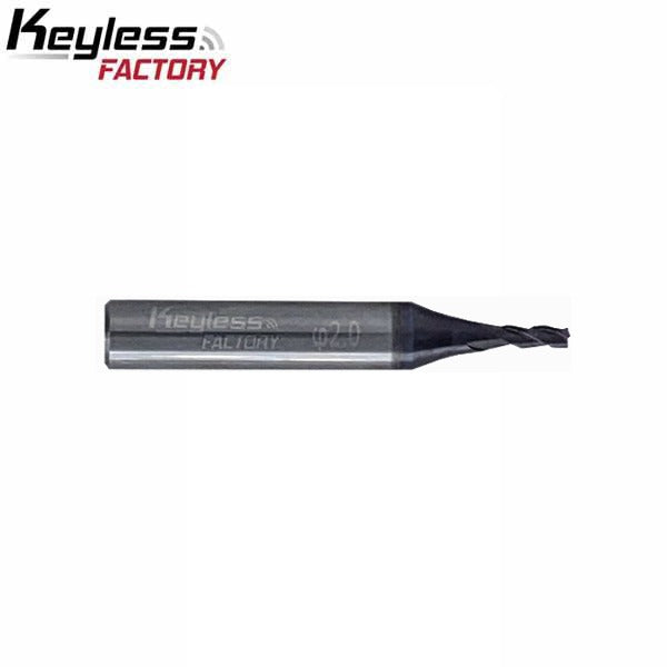 Premium Carbide - 2mm - End Mill Cutter - for Condor XC Mini Plus Condor Dolphin Miracle A7 Miracle A9 SEC-E9 Triton