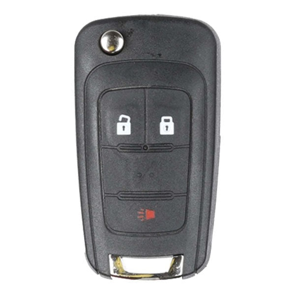 2010-2019 Chevrolet / 3-button Flip Key SHELL for OHT01060512 (AFTERMARKET)