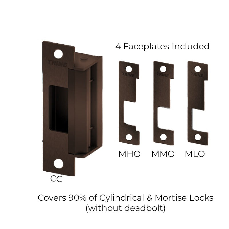 Trine - 4100 - 4-7/8” Electric Strike - One Box Solution - Fire Rated ANSI - Optional Finish - Grade 1