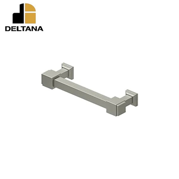 Deltana - Decorative Cabinet Pull - 4" - Manhattan - Solid Brass - Optional Finish