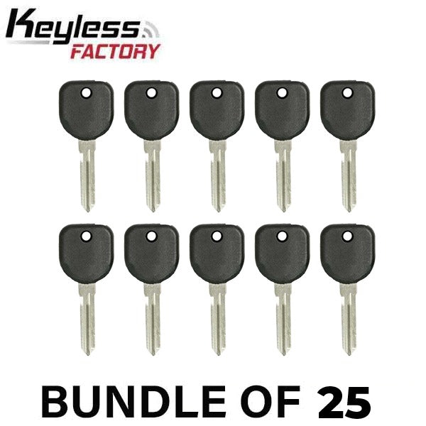 25 x B106 / B107 / B111 / GM Transponder Key Shell (NO CHIP) (AFTERMARKET) (BUNDLE OF 25)