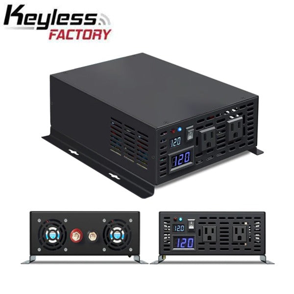 RBP - 12VDC - 1000 Watt Pure Sine Wave Inverter - DC to AC - No USB Ports - Optional Remote Control