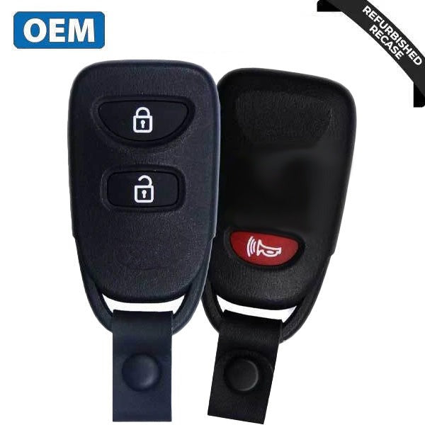 2007-2012 Hyundai Accent Santa Fe / 3-Button Keyless Entry Remote / PN: 95411-0W100 / PINHA -T038 (OEM Recase)