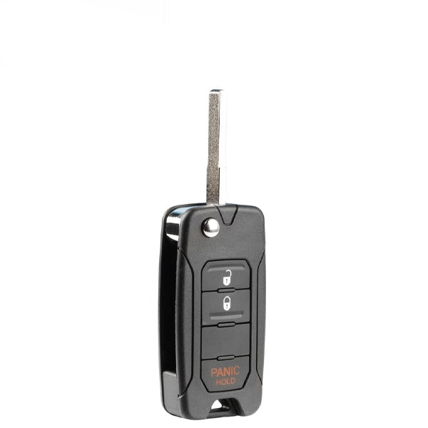 2016-2019 Jeep Fiat / 3-Button Remote Flip Key / 2ADFTFI5AM433TX (AFTERMARKET)