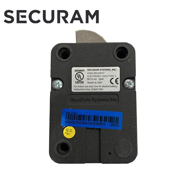 SECURAM - Electronic Safe Lock Body ONLY - SwingBolt - Optional Configuration