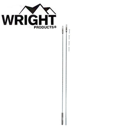 Wright - V691 - Turnbuckle - 50" - Narrow Wood / Vinyl Doors - Zinc Plated