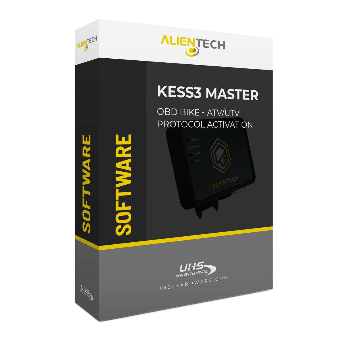 Alientech - KESS3 Master Software - OBD Bike - ATV/UTV Protocol Activation - Includes 12 Month Subscription ( Machine Sold Separately )