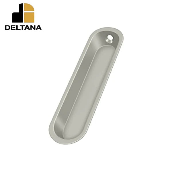 Deltana - Flush Pull - 4" x 1" x 1/2" - Optional Finish