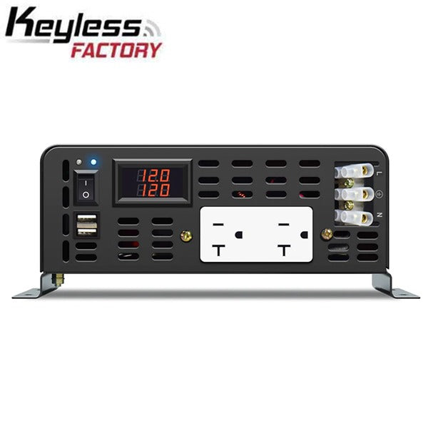 RBU5 - 12VDC - 4000 Watt Pure Sine Wave Inverter - Bi-Directional Inverter - DC to AC - Optional Remote Connectivity - USB Ports