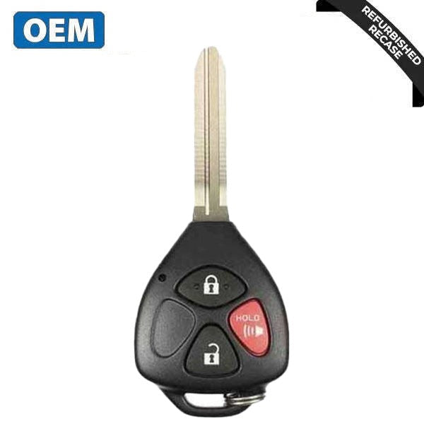 2006-2013 Toyota RAV4 Yaris / 3-Button Remote Head Key/ PN: 89070-42660 / HYQ12BBY / BDC (OEM Recase)